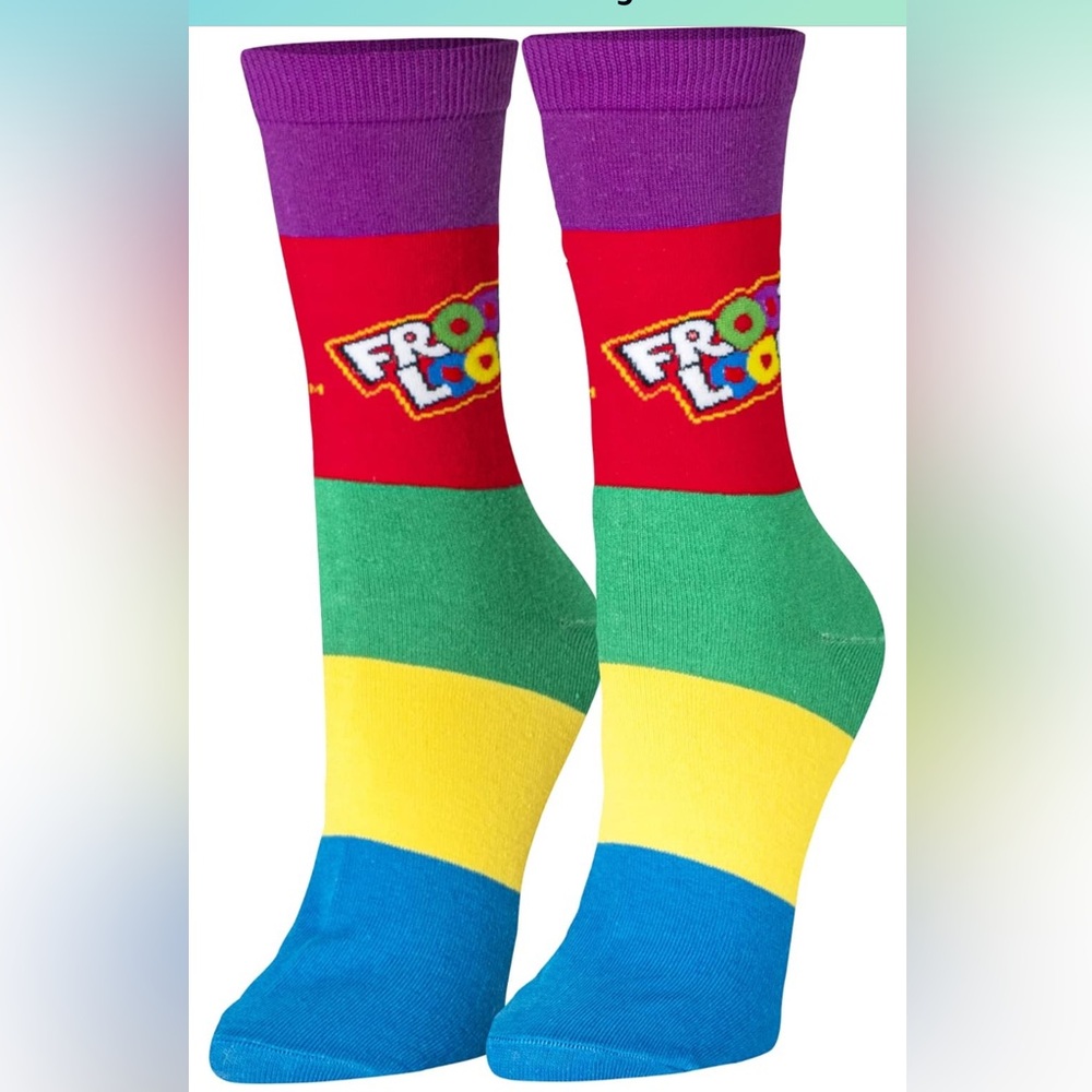 Kellogg’s FROOT LOOPS Men’s Crew Crazy Socks